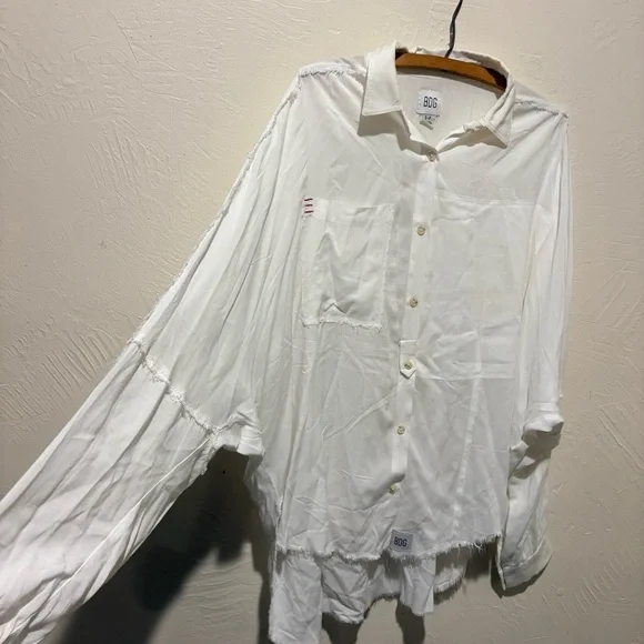 BDG Urban Outfitters Fringe Button Down Top - Picture 3 of 10